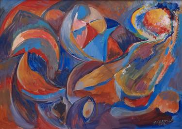 Original Abstract Love Paintings by Albert Karoyan