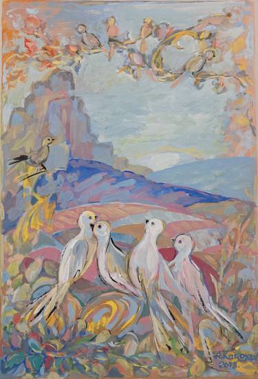 Original Animal Paintings by Albert Karoyan