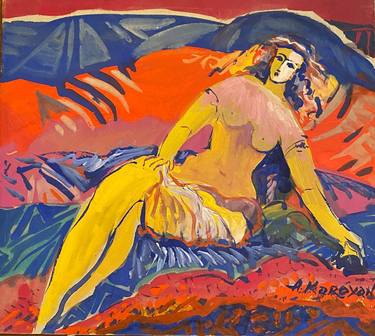 Original Impressionism Women Paintings by Albert Karoyan