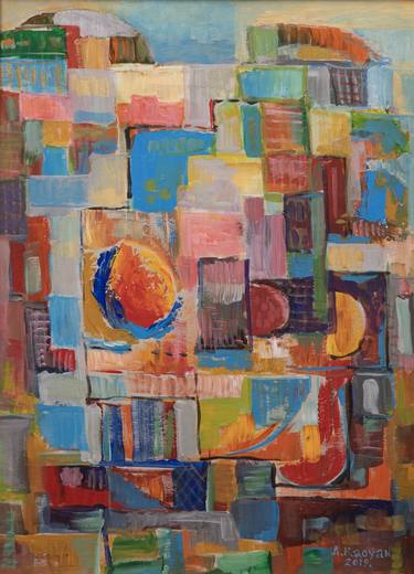 Original Abstract Paintings by Albert Karoyan