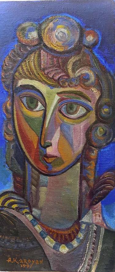 Original Cubism Abstract Paintings by Albert Karoyan