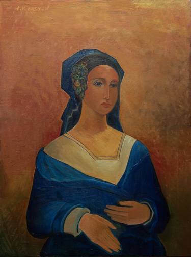 Original Figurative Women Paintings by Albert Karoyan