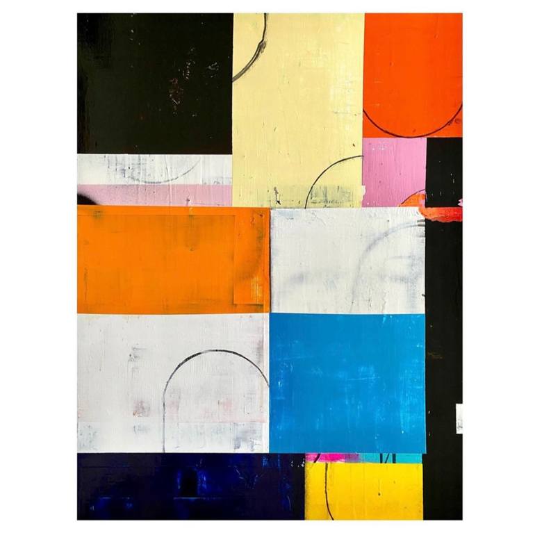 Original Abstract Expressionism Abstract Painting by Brendon Mogg
