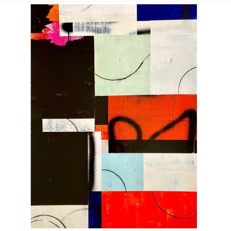 Original Abstract Expressionism Abstract Painting by Brendon Mogg