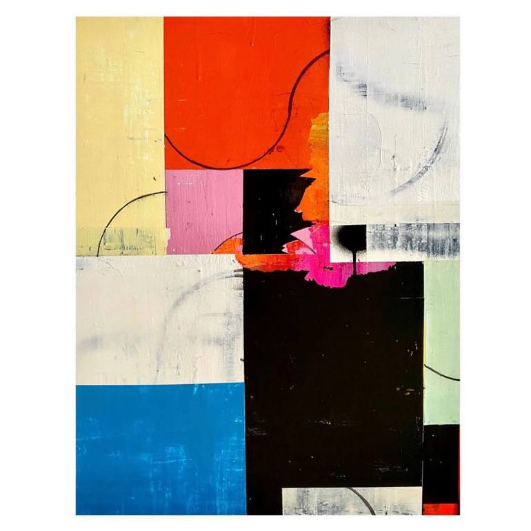 Original Abstract Expressionism Abstract Painting by Brendon Mogg