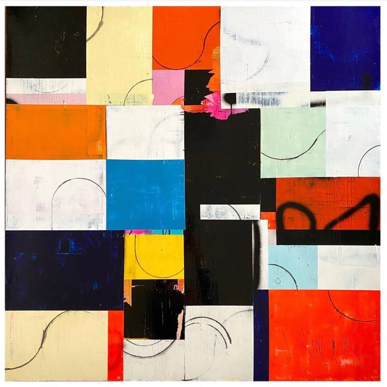 Original Abstract Expressionism Abstract Painting by Brendon Mogg