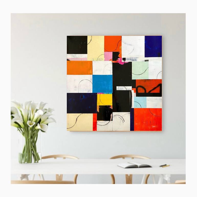 Original Abstract Expressionism Abstract Painting by Brendon Mogg