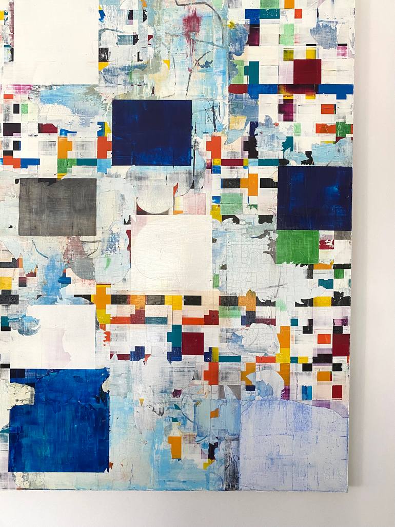 Original Abstract Expressionism Abstract Painting by Brendon Mogg