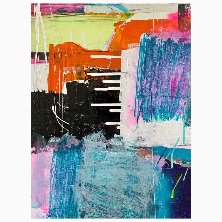 Original Abstract Expressionism Abstract Painting by Brendon Mogg