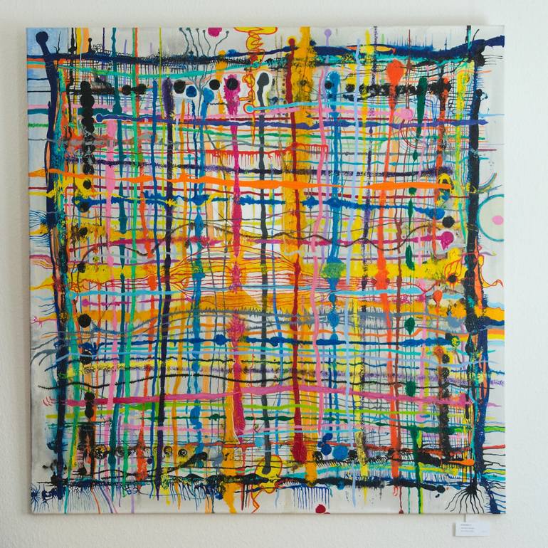 Original Abstract Expressionism Patterns Painting by Detlef  Aderhold