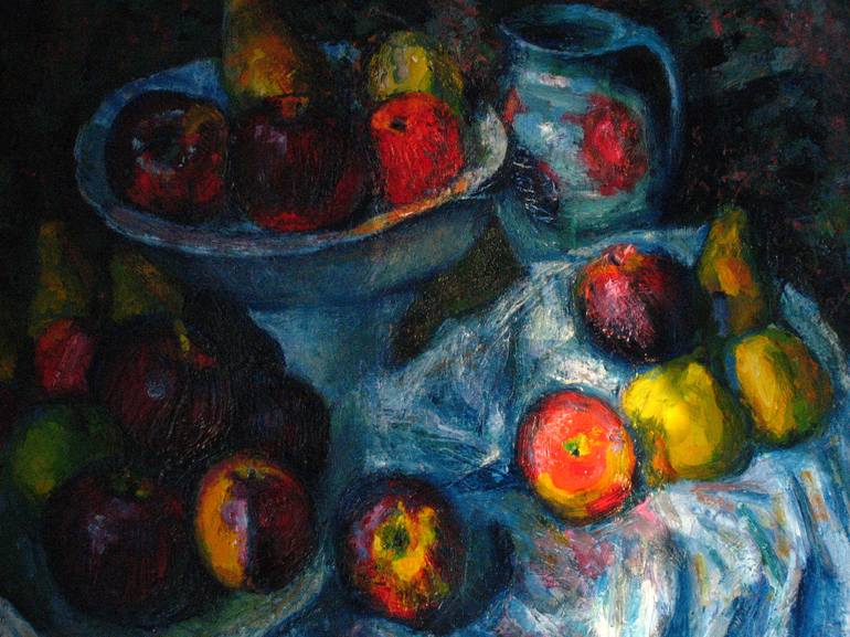 Original Fine Art Still Life Painting by Oleksandr Vynnyk