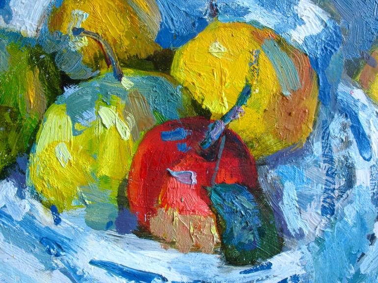 Original Expressionism Still Life Painting by Oleksandr Vynnyk