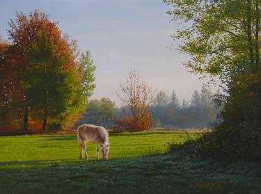 Print of Horse Paintings by Peter Vámosi - VamosiArt group