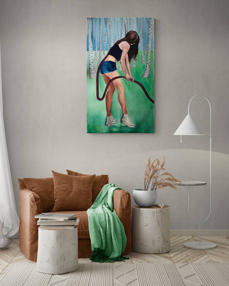 Original Contemporary Nature Painting by Vamosiart Gallery