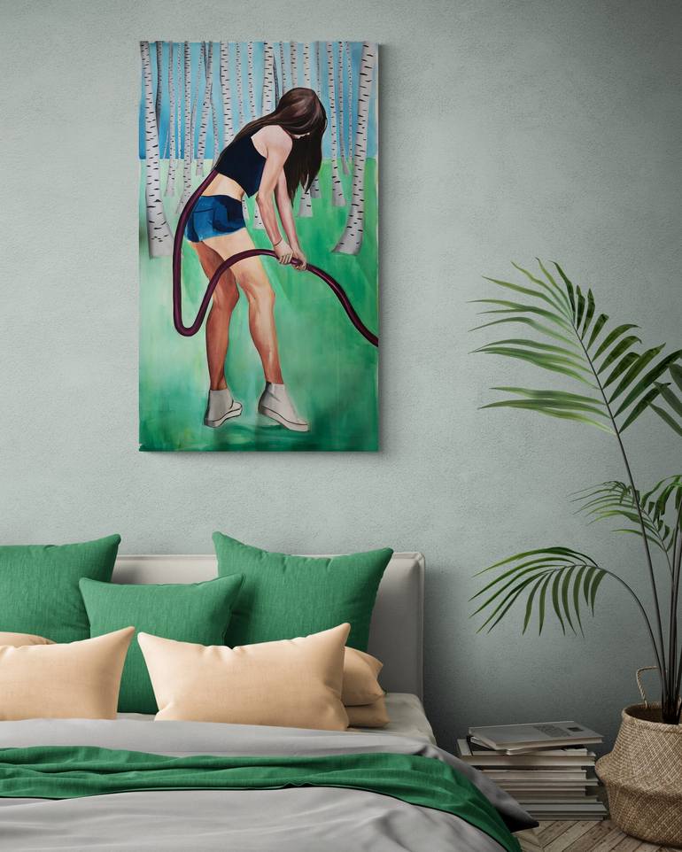 Original Contemporary Nature Painting by Vamosiart Gallery