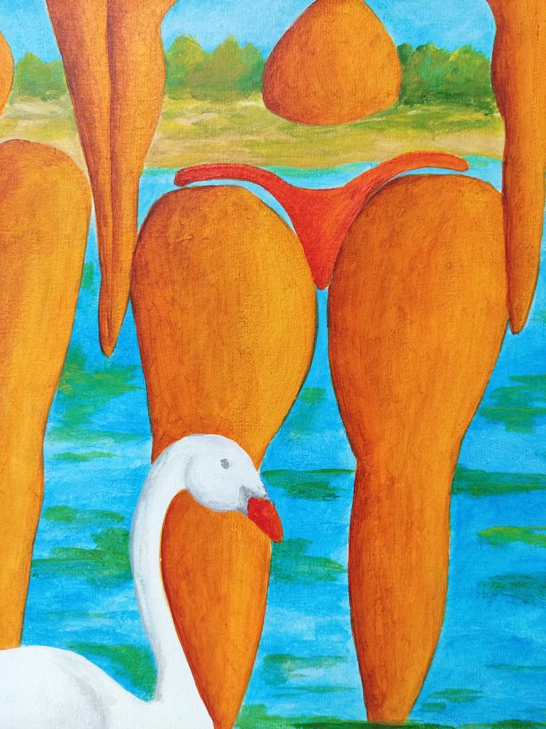 Original Abstract Love Painting by Vamosiart Gallery