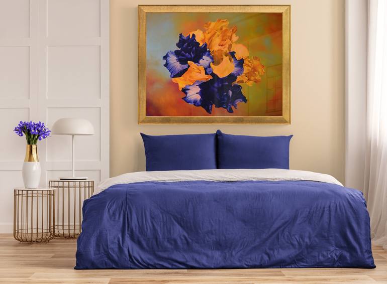 Original Realism Floral Painting by Peter Vámosi - Vamosiart Group