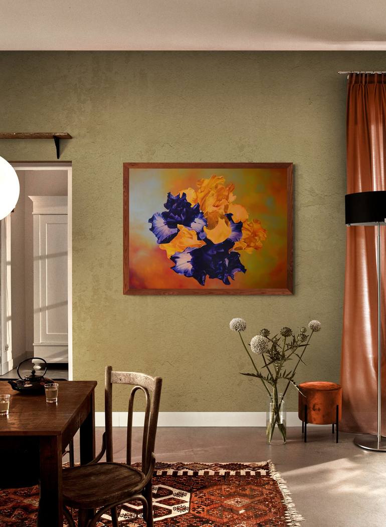 Original Realism Floral Painting by Peter Vámosi - Vamosiart Group
