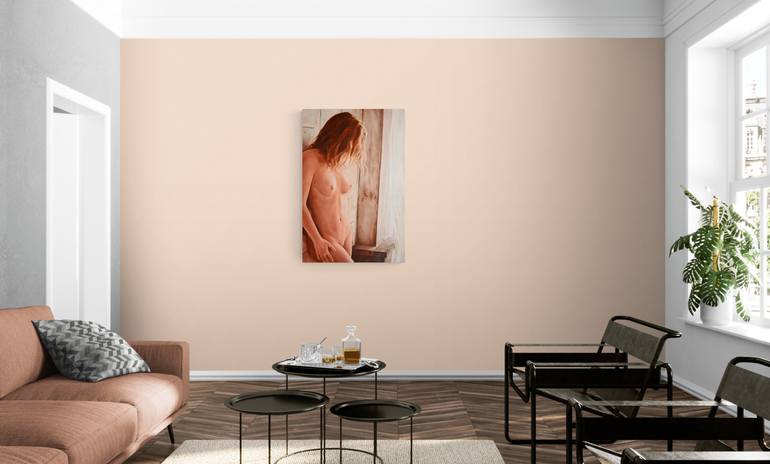 Original Figurative Nude Painting by Vamosiart Gallery