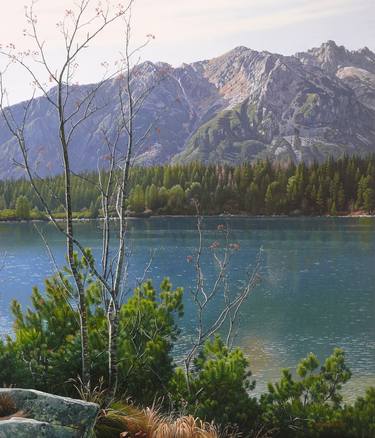 Late autumn at a mountain lake by Emil Mlynarcik thumb