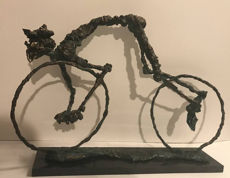 Original Figurative Bike Sculpture by Peter Vámosi - VamosiArt group