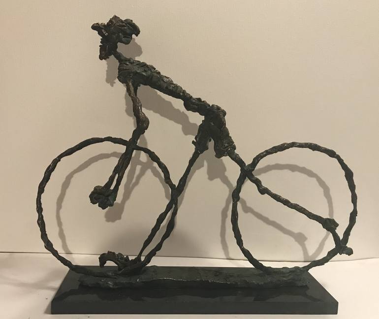 Original Bicycle Sculpture by Peter Vámosi - VamosiArt group