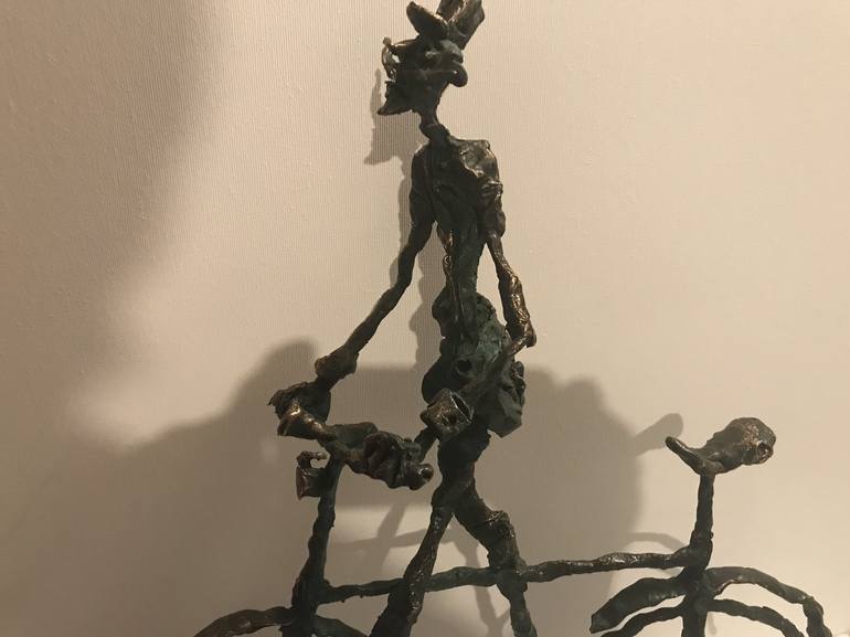 Original Figurative Bike Sculpture by Peter Vámosi - VamosiArt group