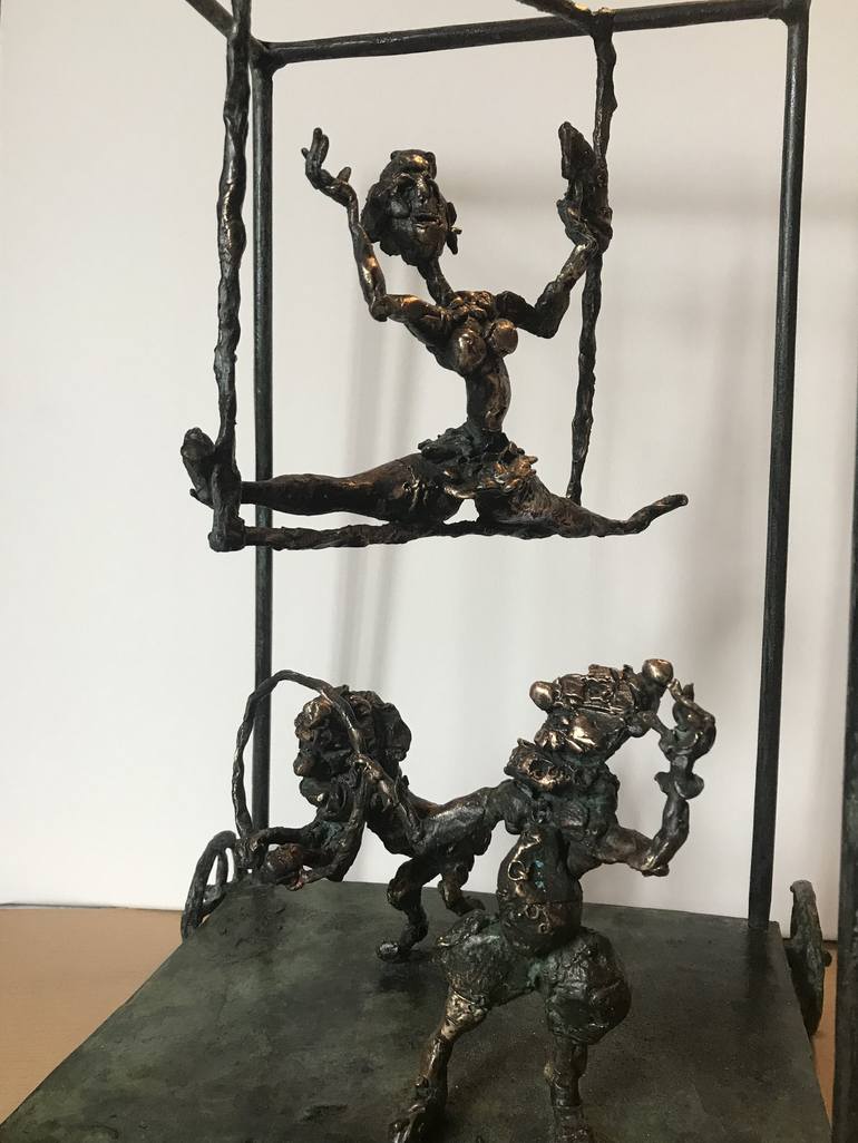 Original Figurative Comics Sculpture by Peter Vámosi - VamosiArt group