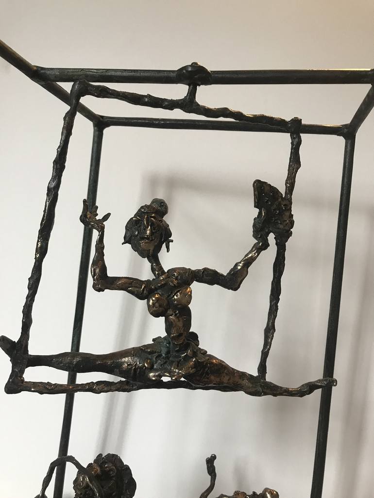 Original Figurative Comics Sculpture by Peter Vámosi - VamosiArt group