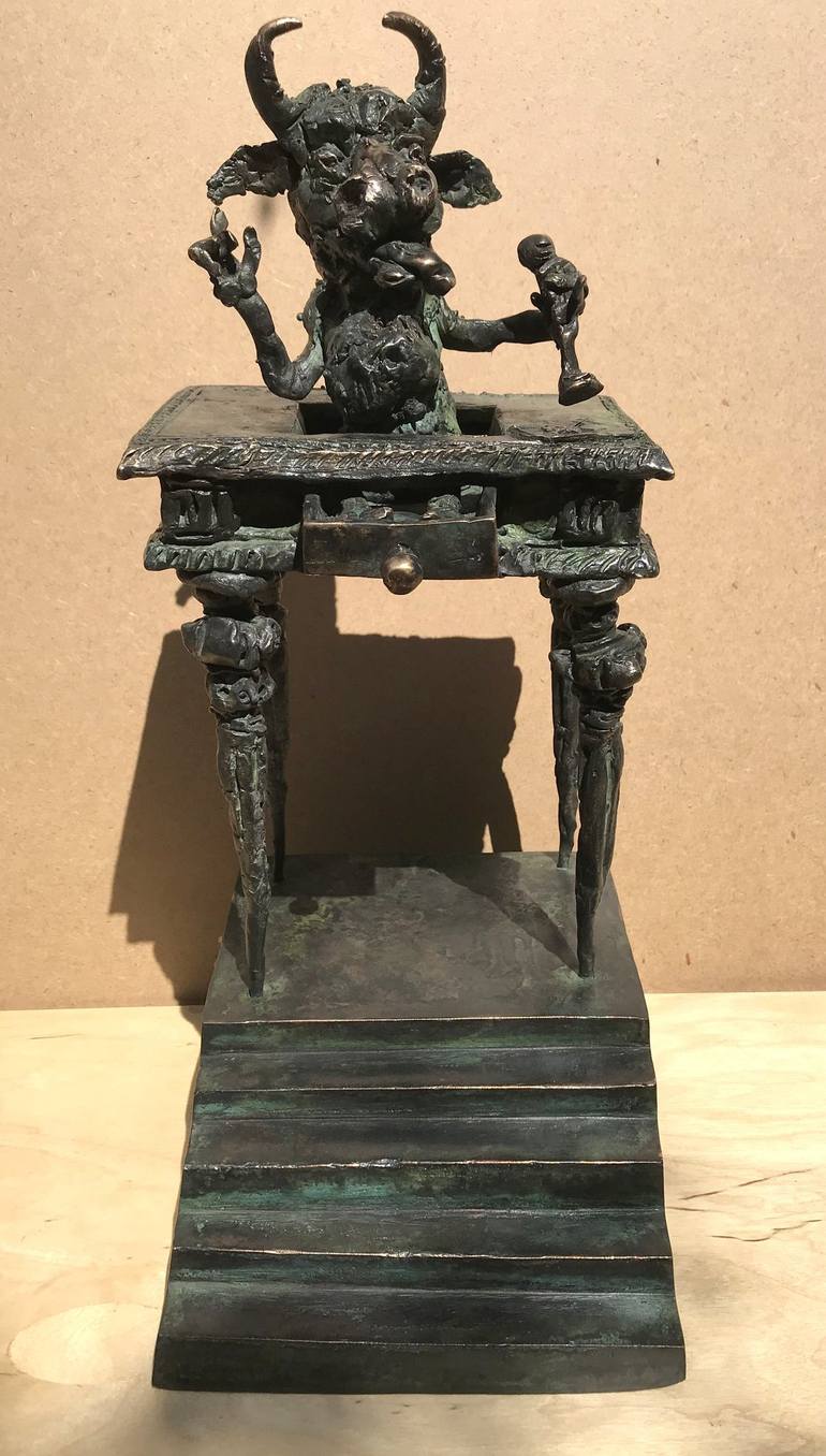 Original Figurative Animal Sculpture by Peter Vamosi - Vamosiart Group