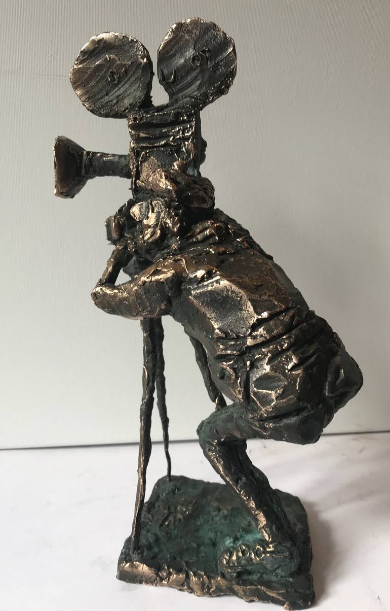 Original Figurative Cinema Sculpture by Peter Vámosi - VamosiArt group