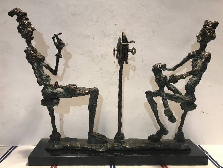 Original Figurative Time Sculpture by Peter Vámosi - VamosiArt group