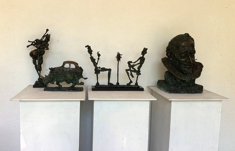 Original Figurative Time Sculpture by Peter Vámosi - VamosiArt group