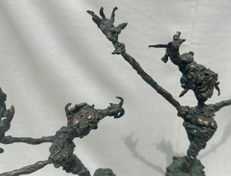 Original Cubism Music Sculpture by Vamosiart Gallery