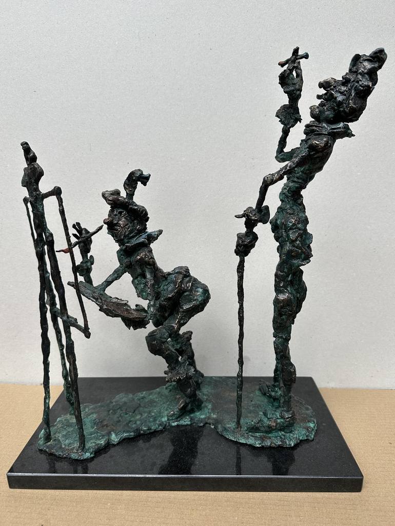 Original Figurative Celebrity Sculpture by Peter Vámosi - VamosiArt group
