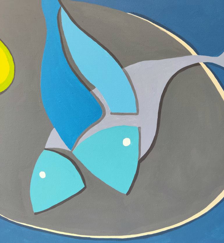 Original Abstract Still Life Painting by Vamosiart Gallery