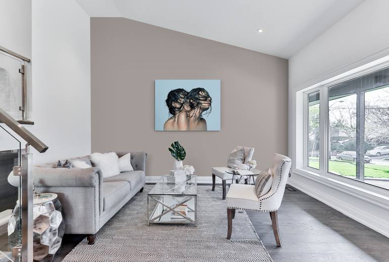 Original Figurative Erotic Painting by Vamosiart Gallery