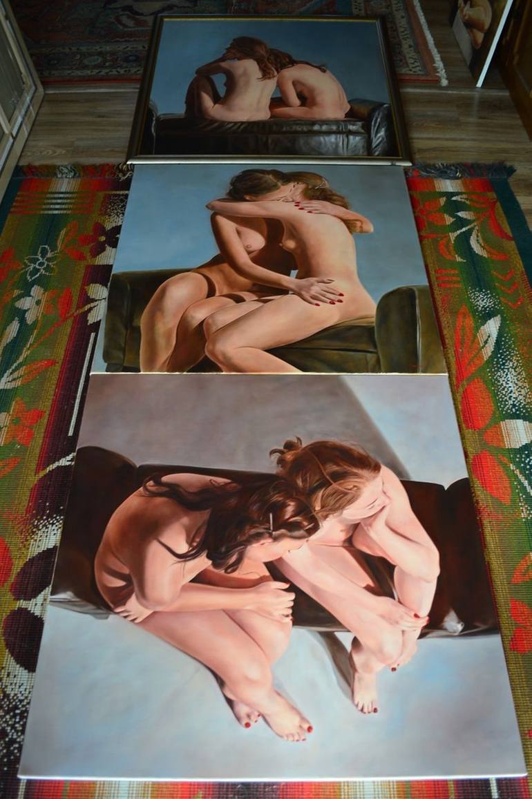 Original Erotic Painting by Peter Vámosi - VamosiArt group