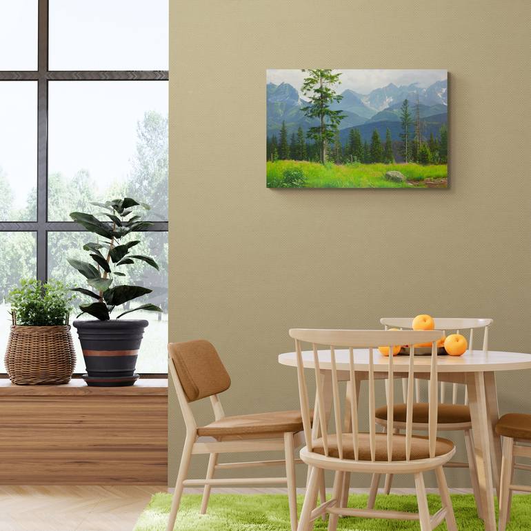 Original Photorealism Landscape Painting by Peter Vámosi - VamosiArt group