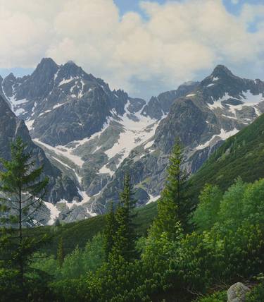 Original Photorealism Landscape Paintings by Peter Vámosi - VamosiArt group
