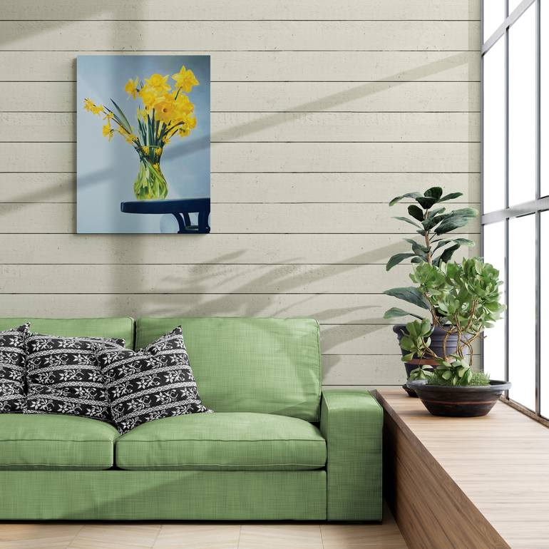 Original Realism Floral Painting by Peter Vámosi - Vamosiart Group