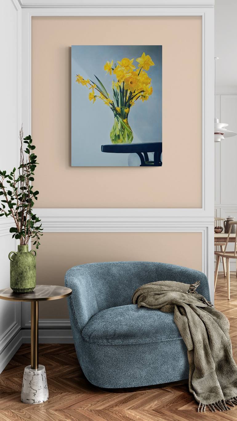 Original Realism Floral Painting by Peter Vámosi - Vamosiart Group