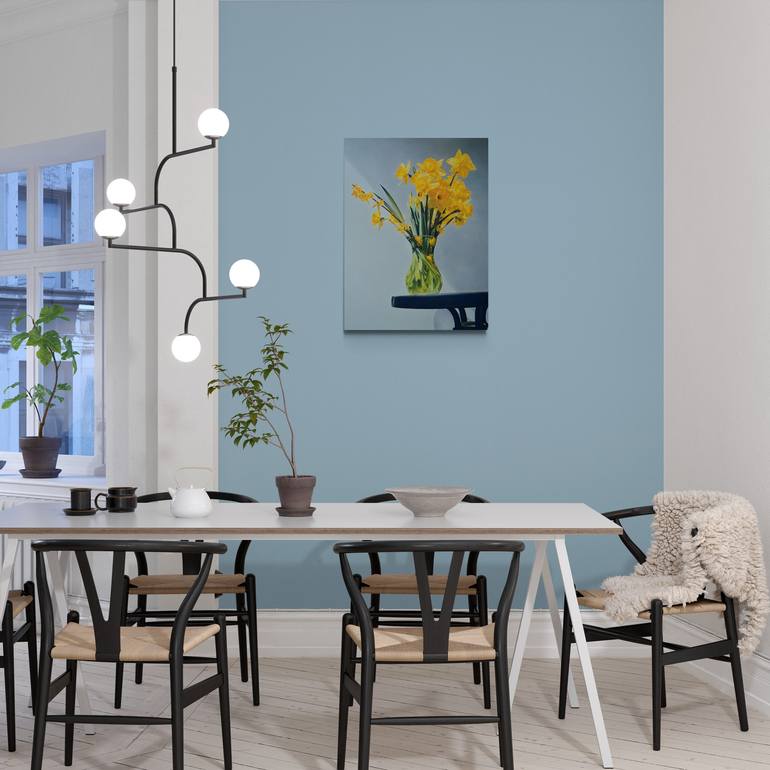 Original Realism Floral Painting by Peter Vámosi - Vamosiart Group