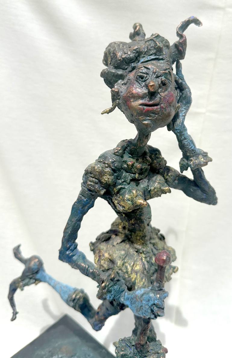 Original Cubism Cinema Sculpture by Vamosiart Gallery