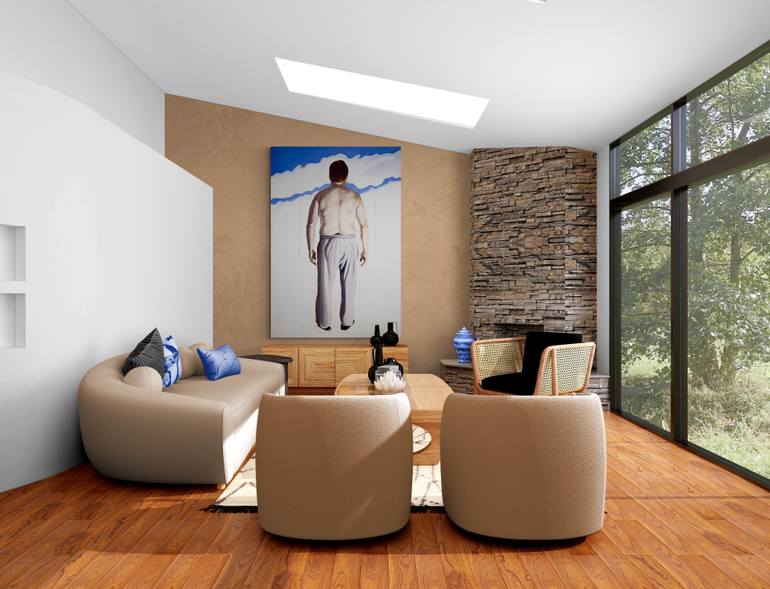 Original Contemporary Men Painting by Vamosiart Gallery