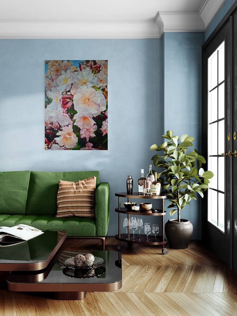 Original Realism Floral Painting by Peter Vámosi - Vamosiart Group