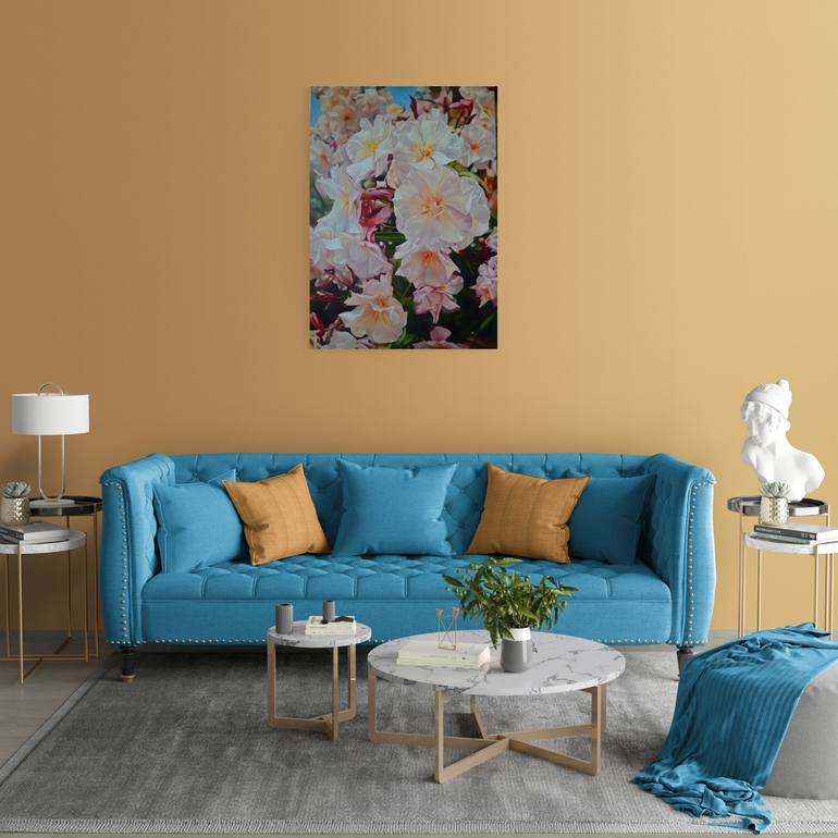 Original Realism Floral Painting by Peter Vámosi - Vamosiart Group