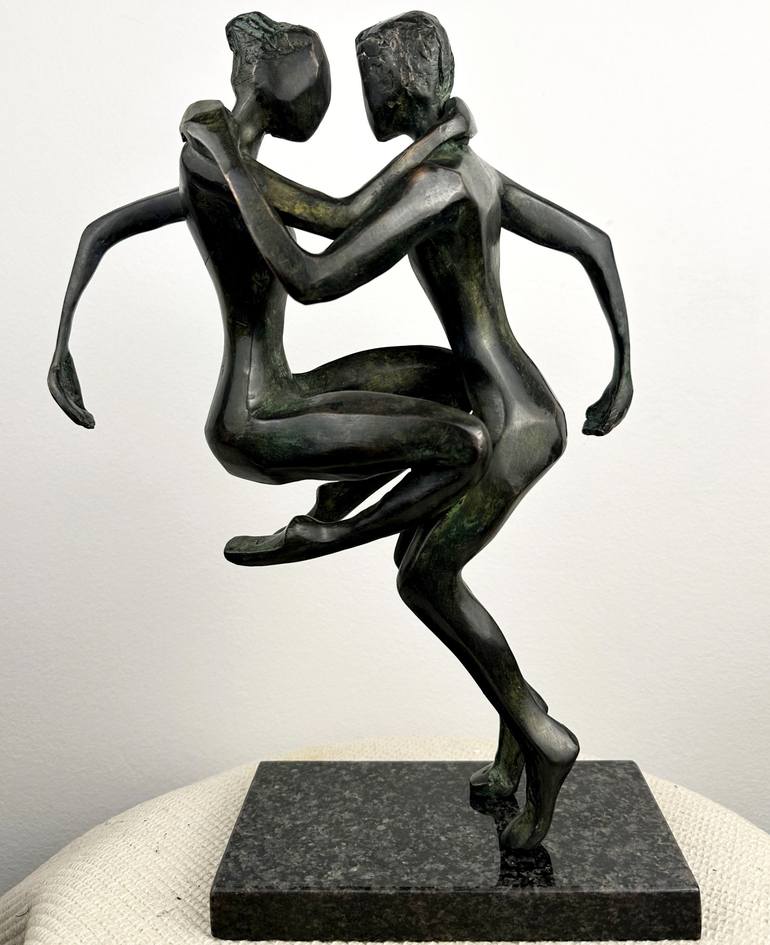 Original Figurative Love Sculpture by Peter Vámosi - Vamosiart Group