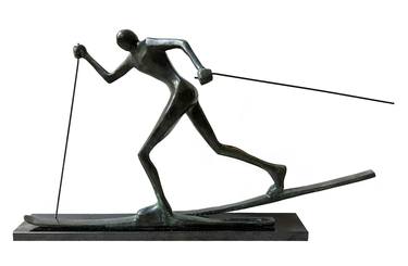 Original Figurative Sport Sculpture by Peter Vámosi - Vamosiart Group