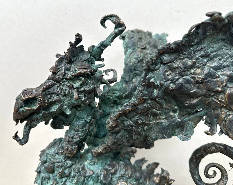 Original Cubism Animal Sculpture by Vamosiart Gallery